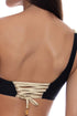 Luli Fama Sail On One Shoulder Braided Laced Back Top